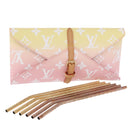 LOUIS VUITTON Monogram Etoui 6 Pailles Pouch Pink GI0621 LV Auth 156366M-1
