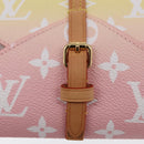 LOUIS VUITTON Monogram Etoui 6 Pailles Pouch Pink GI0621 LV Auth 156366M-17