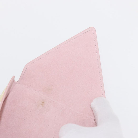 LOUIS VUITTON Monogram Etoui 6 Pailles Pouch Pink GI0621 LV Auth 156366M