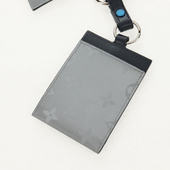 LOUIS VUITTON Monogram satellite Alpha Pouch Silver M44178 LV Auth 156367M