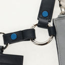 LOUIS VUITTON Monogram satellite Alpha Pouch Silver M44178 LV Auth 156367M-10