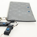 LOUIS VUITTON Monogram satellite Alpha Pouch Silver M44178 LV Auth 156367M-5