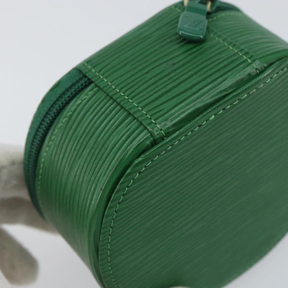 LOUIS VUITTON Epi Ecrin Bijoux 10 Jewelry Box Green M48214 LV Auth 156368