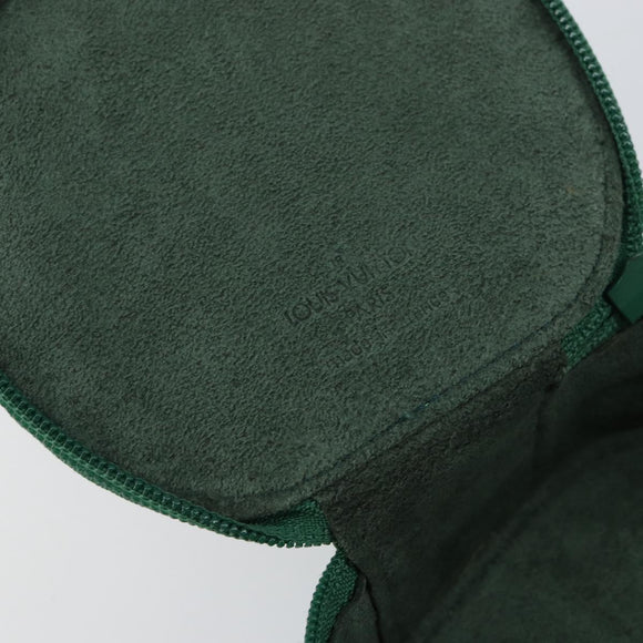 LOUIS VUITTON Epi Ecrin Bijoux 10 Jewelry Box Green M48214 LV Auth 156368