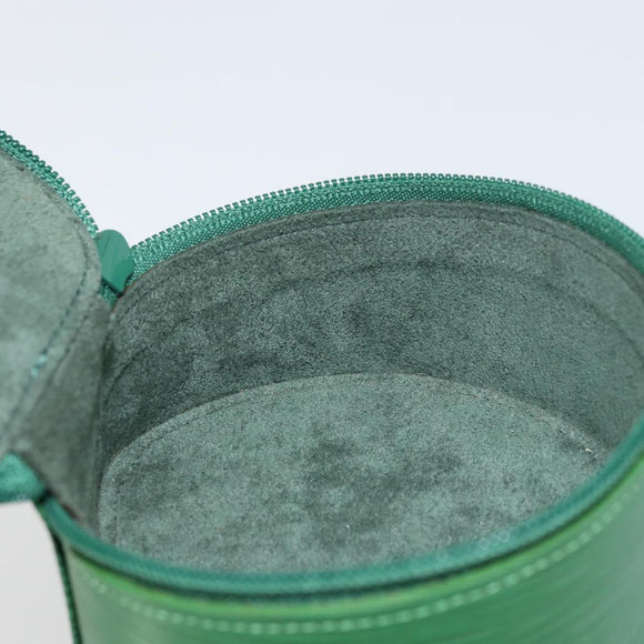 LOUIS VUITTON Epi Ecrin Bijoux 10 Jewelry Box Green M48214 LV Auth 156368