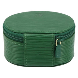 LOUIS VUITTON Epi Ecrin Bijoux 10 Jewelry Box Green M48214 LV Auth 156368 - 0