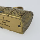 LOUIS VUITTON Paper weight metal Gold LV Auth 156369M-9