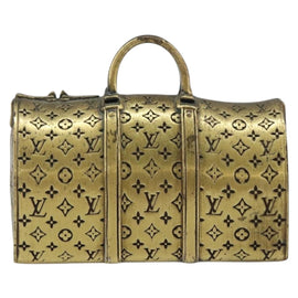 LOUIS VUITTON Paper weight metal Gold LV Auth 156369M - 0