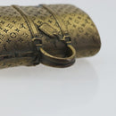 LOUIS VUITTON Paper weight metal Gold LV Auth 156369M-7