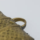 LOUIS VUITTON Paper weight metal Gold LV Auth 156369M-8