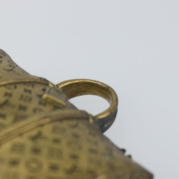 LOUIS VUITTON Paper weight metal Gold LV Auth 156369M