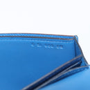 HERMES Passant Long Sangrecaval Long Wallet Leather Blue Auth 156370M-19