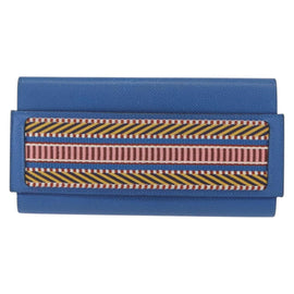 HERMES Passant Long Sangrecaval Long Wallet Leather Blue Auth 156370M - 0