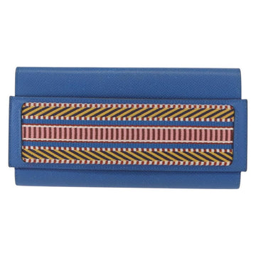 HERMES Passant Long Sangrecaval Long Wallet Leather Blue Auth 156370M - 0