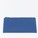 HERMES Passant Long Sangrecaval Long Wallet Leather Blue Auth 156370M-20