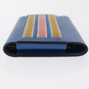 HERMES Passant Long Sangrecaval Long Wallet Leather Blue Auth 156370M-5
