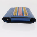 HERMES Passant Long Sangrecaval Long Wallet Leather Blue Auth 156370M-6