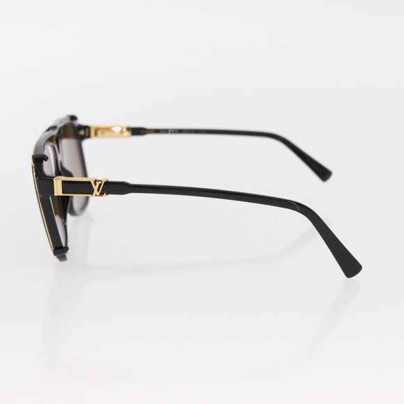 LOUIS VUITTON LV Satellite Sunglasses plastic Black Z1085W LV Auth 156371