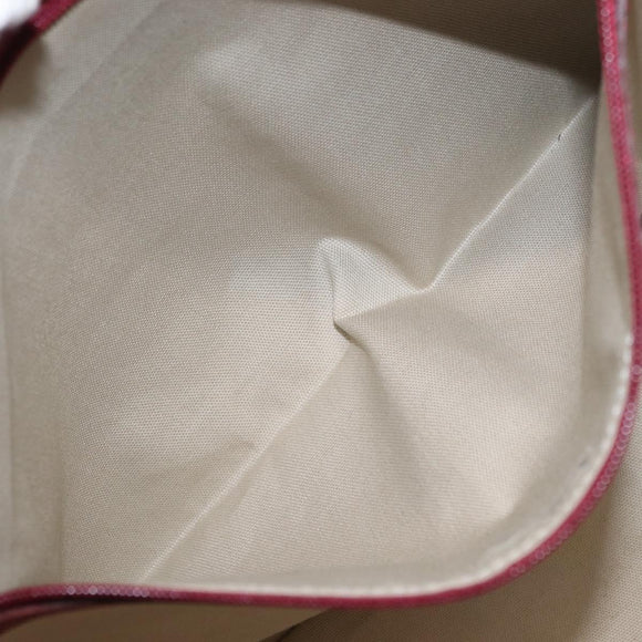 BURBERRY Nova Check Hand Bag Canvas Beige Auth 156373