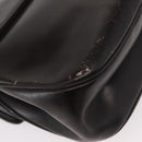 Christian Dior Trotter Canvas Hand Bag Leather Brown Gold Auth 156377-15