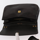Christian Dior Trotter Canvas Hand Bag Leather Brown Gold Auth 156377-11