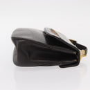 Christian Dior Trotter Canvas Hand Bag Leather Brown Gold Auth 156377-3