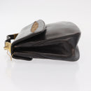 Christian Dior Trotter Canvas Hand Bag Leather Brown Gold Auth 156377-5