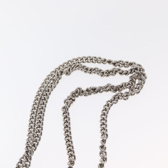 Salvatore Ferragamo Vala Backpack Denim 2way Blue Silver Auth 156378