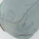 PRADA Shoulder Bag Nylon Green Silver Auth 156380-14