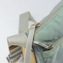 PRADA Shoulder Bag Nylon Green Silver Auth 156380-10