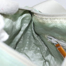 PRADA Shoulder Bag Nylon Green Silver Auth 156380-20