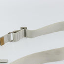 PRADA Shoulder Bag Nylon Green Silver Auth 156380-8