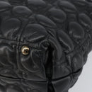 Salvatore Ferragamo Hand Bag Leather Black Auth 156381V-9