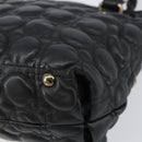 Salvatore Ferragamo Hand Bag Leather Black Auth 156381V-15