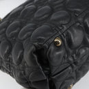 Salvatore Ferragamo Hand Bag Leather Black Auth 156381V-16