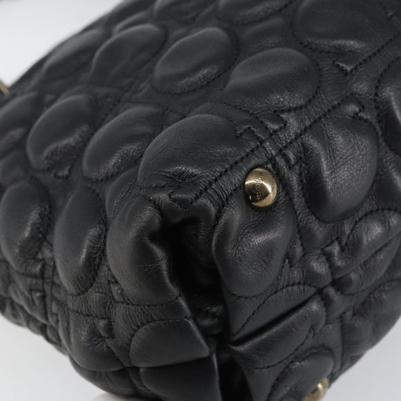 Salvatore Ferragamo Handtasche Leder Schwarz Original 156381V