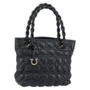 Salvatore Ferragamo Handtasche Leder Schwarz Original 156381V-1