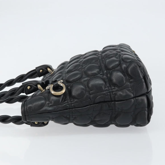 Salvatore Ferragamo Handtasche Leder Schwarz Original 156381V