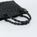 Salvatore Ferragamo Hand Bag Leather Black Auth 156381V-7