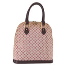 LOUIS VUITTON Monogram Mini Alma Haut Hand Bag Red M92204 LV Auth 156384-1