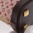 LOUIS VUITTON Monogram Mini Alma Haut Hand Bag Red M92204 LV Auth 156384-16