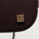 LOUIS VUITTON Monogram Mini Alma Haut Hand Bag Red M92204 LV Auth 156384-9