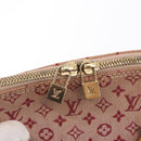 LOUIS VUITTON Monogram Mini Alma Haut Hand Bag Red M92204 LV Auth 156384-10