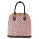 LOUIS VUITTON Monogram Mini Alma Haut Hand Bag Red M92204 LV Auth 156384-13