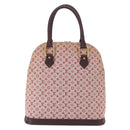 LOUIS VUITTON Monogram Mini Alma Haut Hand Bag Red M92204 LV Auth 156384-2