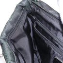 PRADA Chain Shoulder Bag Nylon Black Silver Auth 156386-21