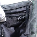 PRADA Chain Shoulder Bag Nylon Black Silver Auth 156386-22