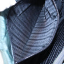 PRADA Hand Bag Nylon Blue Silver Auth 156387-11