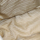 PRADA Shoulder Bag Nylon Beige Silver Auth 156388-10