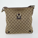 GUCCI GG Canvas Shoulder Bag 2 Set Beige Auth 156389-10